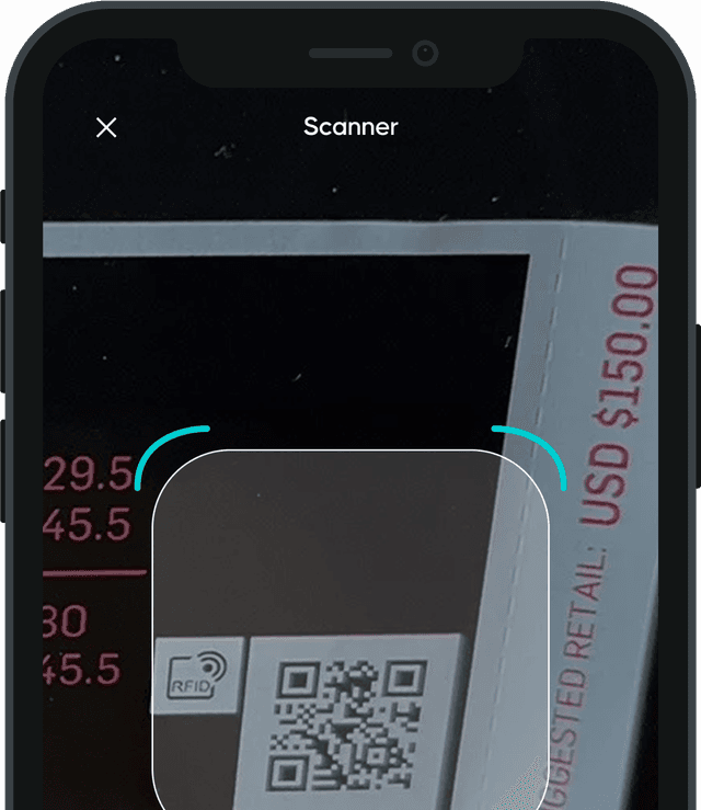 Scan shop QR code