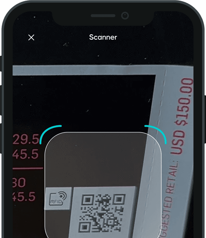 Scan shop QR code